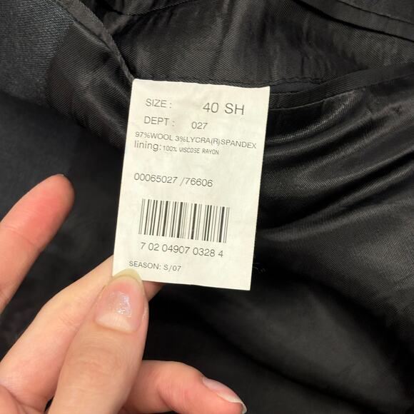 Brooks Brothers 346 Explorer Gray Mens 40 SH Wool Blend Sport Coat Blazer Jacket - Picture 4 of 12